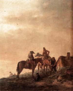 Philips Wouwerman - Rider's Rest Place