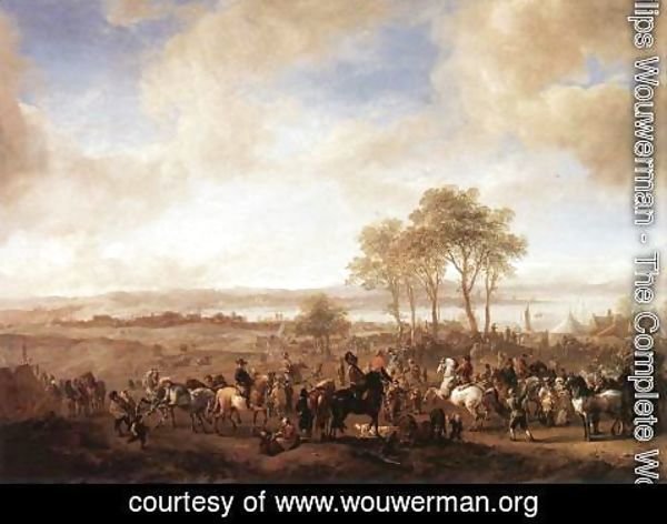 Philips Wouwerman - The Horse Fair
