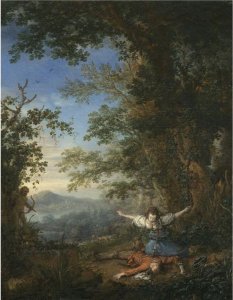 Pyramus And Thisbe In A Bosky Landscape