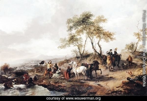 The Halt of the Hunting Party