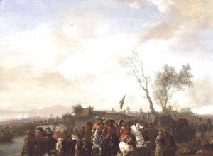 Philips Wouwerman - An Army on the March 2