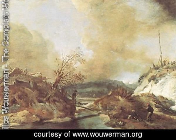 Philips Wouwerman - Dune Landscape 1645-50